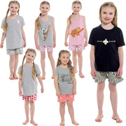 A2Z 4 Kids Girls Short Sleeve Jersey Cotton Short Pyjamas Nightwear Set 7-13