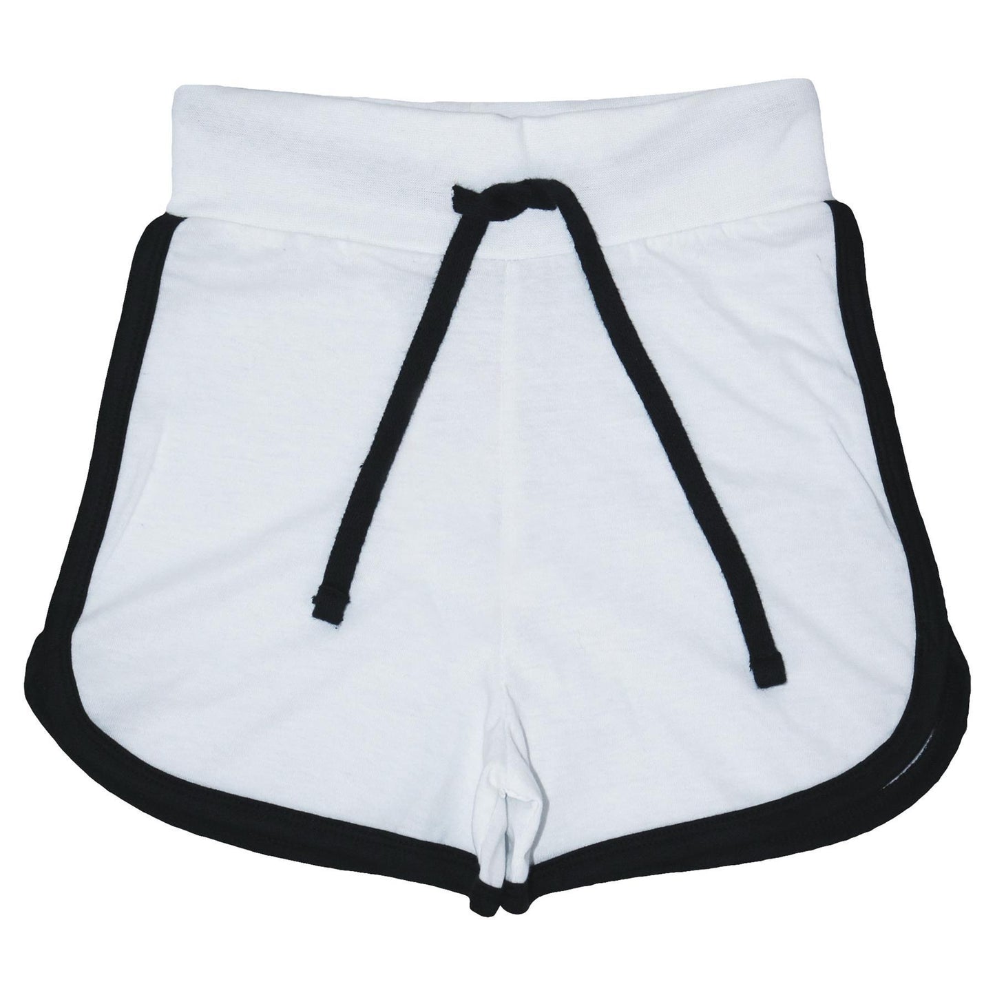 Kids Girls Shorts Contrast Athletic Gym Wear Dance Sports Summer Hot Short Pants