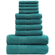 Luxurious 10 Piece Towel Bale Set 2x Bath Towels (66x118cm) 4x Soft and Absorbent Hand Towels (51x81cm) and 4x Cozy Face Towels (30x30cm) 500 GSM 100% Cotton Towels Available in 1 Pack adn 2 Pack Options - A2Z 4 Kids