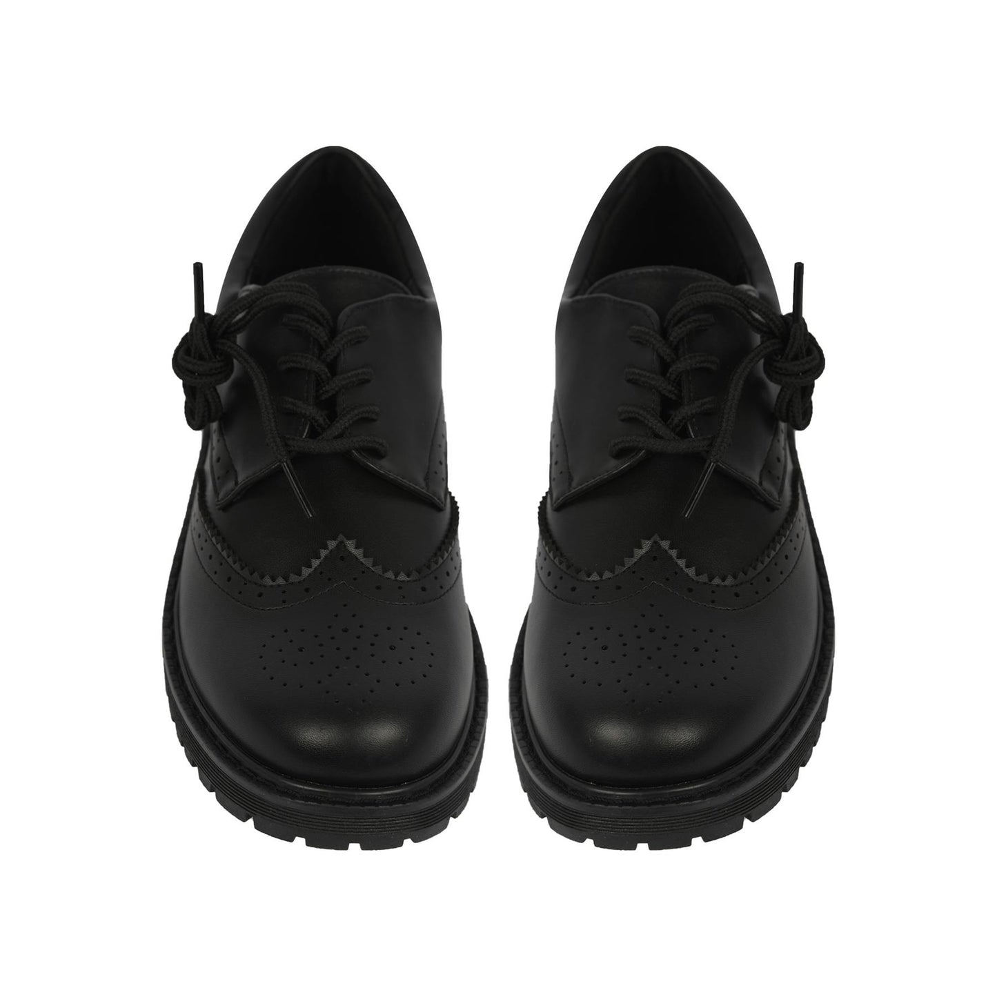 A2Z Girls Teens Ladies Brogue School University Office Lace Up PU Leather Shoes