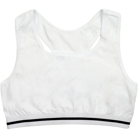 A2Z 4 Kids Girls 2 Pack Racer Back Crop Tops Training Sports Bra Seamless Sports