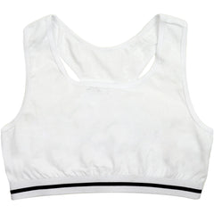 A2Z 4 Kids Girls 2 Pack Racer Back Crop Tops Training Sports Bra Seamless Sports