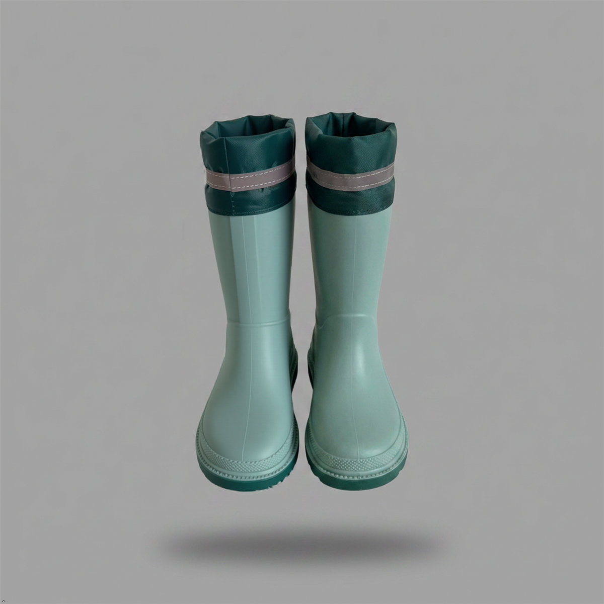 Kids Waterproof Wellington  PVC Rain Wellies Adjustable Warm Lined Non Slip Sole