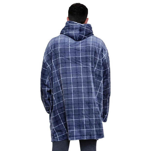 A2Z Unisex Mens Ladies Oversized Kangaroo Pocket Hooded Animal Wearable Blanket