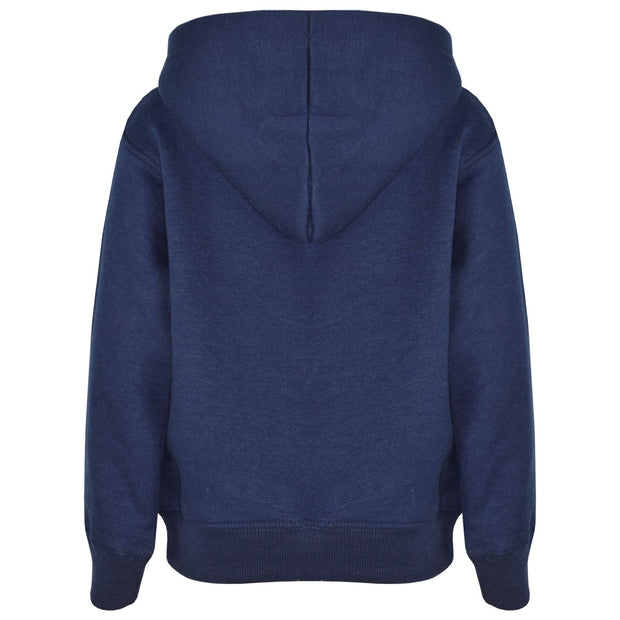 A2Z 4 Kids Girls Boys Sweat Shirt Tops Designer's Casual Plain Navy Pullover Sweatshirt Fleece Hooded Jumper Coats New Age 2 3 4 5 6 7 8 9 10 11 12 13 Years