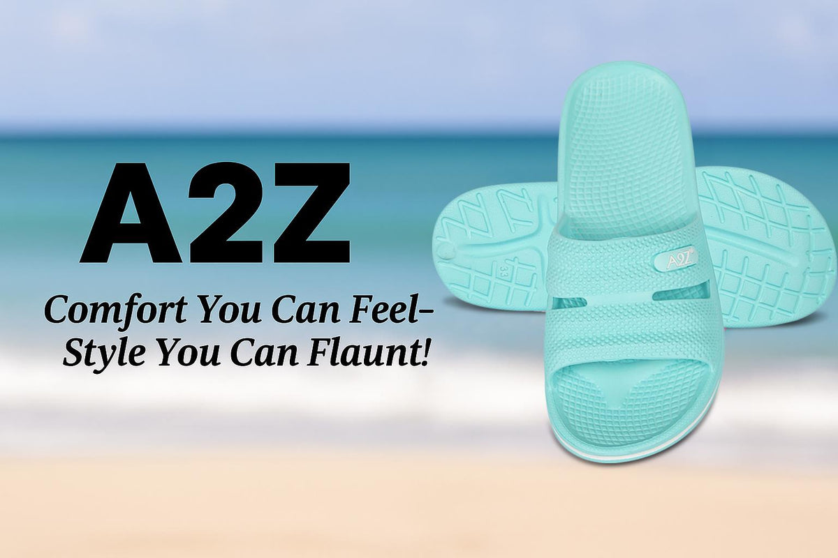 A2Z Kids Girls Ladies EVA Summer Sliders Waterproof Shower Pool Slippers Sandals