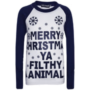 A2Z 4 Kids Girls Boys PJS Merry Christmas Ya Filthy Animal Print Navy Christmas Pajamas Set Age 2 3 4 5 6 7 8 9 10 11 12 13 Years