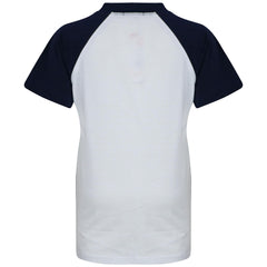 Kids Raglan Style Pyjamas Contrast T Shirt Shorts Loungewear Girls Boys Age 5-13