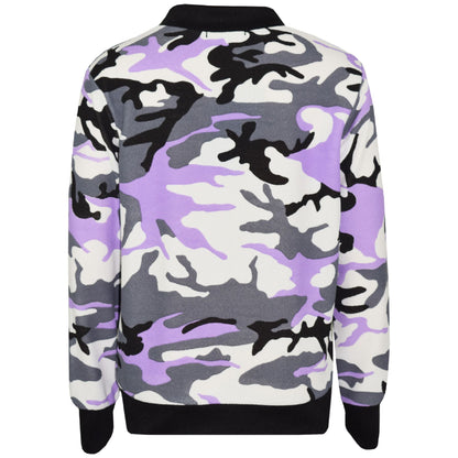 Kids Gilrs Camouflage Print Crop Top Legging Jacket Tracksuit Age 7-13 Years