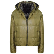 Girls Jackets Kids Reversible Cropped Hooded Padded Puffer Jacket Coat 5-13 Year