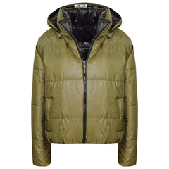 Girls Jackets Kids Reversible Cropped Hooded Padded Puffer Jacket Coat 5-13 Year