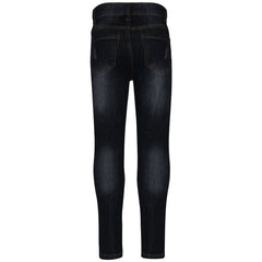 Kids Girls Stretchy Jeans Denim Ripped Faded Skinny Fashion Frayed Pant Jeggings