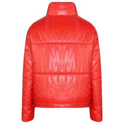 Girls Jacket Kids Wetlook Cropped Padded Quilted Puffer Bubble Jackets Coat 5-13