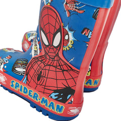 Anti-Skid Rain Boot Wellies Spiderman Officially Licensed Marvel Wellington Boot