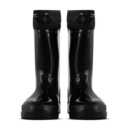 Kids Girls Boys Wellies Wellington Twin Tread Rainboot Non Slip Waterproof Shoes