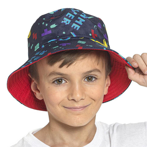 Kids Girls Boys Red Bucket Hat World Book Day Fancy Dress Hat Kids Bear Red Hat