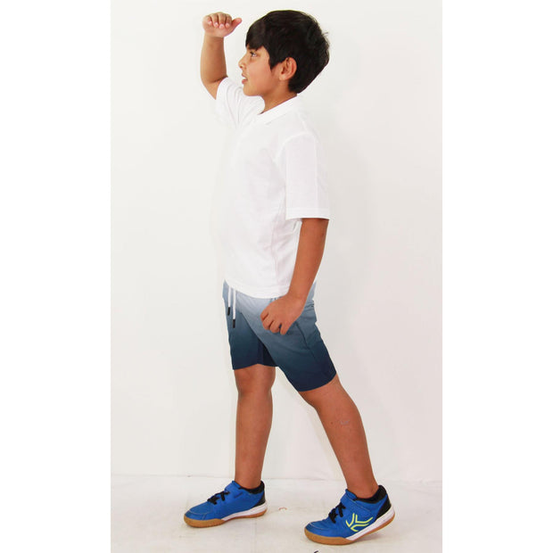 Kids Boys Gradient Colour Shorts Two Tone Fade New Summer Fashion Age 5-13 Years