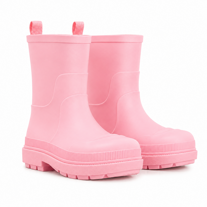 Kids Girls Wellington Wellies Non-Slip Waterproof Lightweight Rain Boots