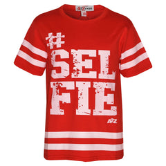 Girls Top Kids Designer's #Selfie Fashion T Shirt Top & Legging Set 7-13 Years