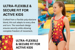 A2Z 4 Kids Girls Swimming Costume One Piece UPF 50+ UV Sun Protection Swimsuit