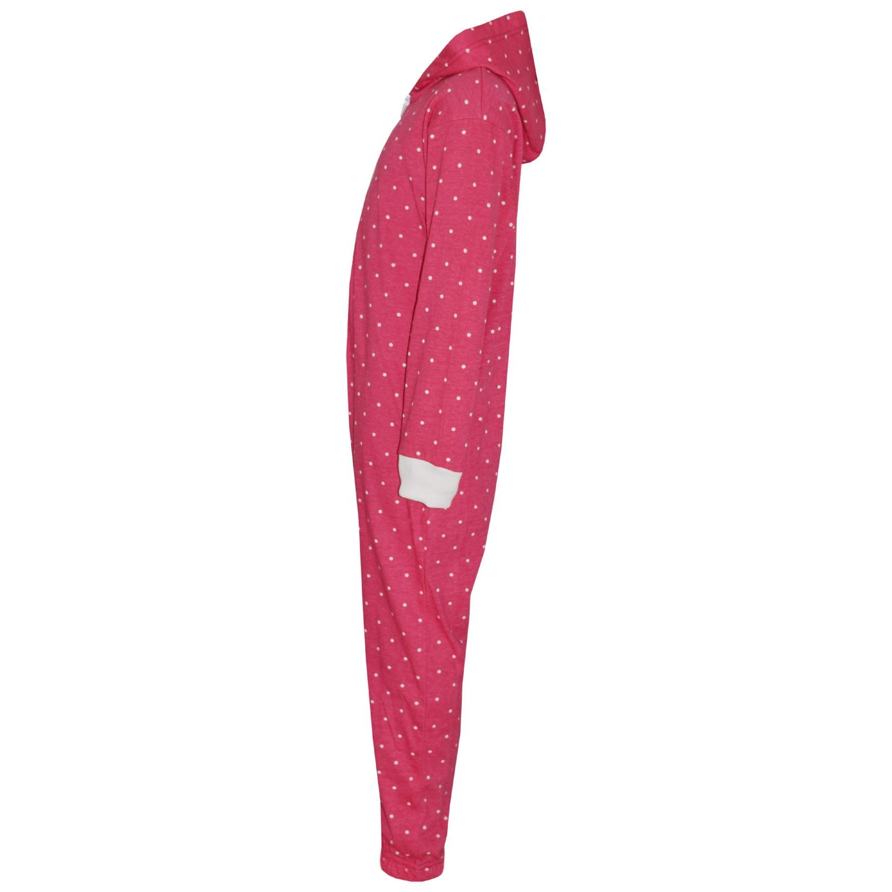 Kid Girls Polka Dot Cotton A2Z Onesie One Piece Pink Hooded Jumpsuits 2-13 Years