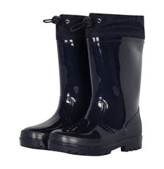 Kids Girls Boys Wellies Wellington Twin Tread Rainboot Non Slip Waterproof Shoes
