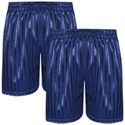 A2Z 4 Kids Shadow Stripe PE Shorts Pack of 2 Football Gym Shorts Age 2-13 Years