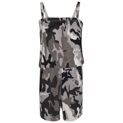 Kids Girls Plain Color Playsuit Trendy Summer All In One Jumpsuit New Age 5-13 Y