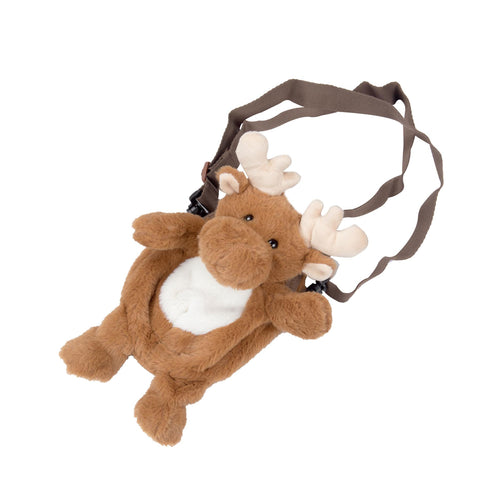 Girls Teens Ladies Crossbody Bag Cell Phone Purse 3D Animal Moose Shoulder Bag