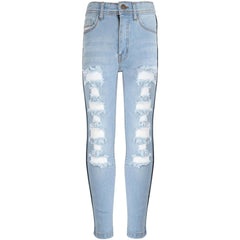A2Z 4 Kids Girls Stretch Comfortable Jeans Lightweight Denim Ripped Skinny Pants