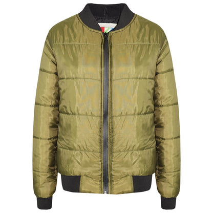 Kids Bomber Jacket Lightweight Puffer Coat School Fashion For Girls Boys 5-13 Yr
