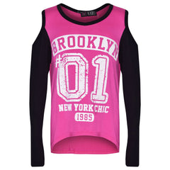 Girls Top Kids Brooklyn #01 Print Trendy Top & Fashion Legging Set 7-13 Years