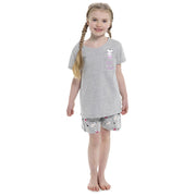 A2Z 4 Kids Girls Short Sleeve Jersey Cotton Short Pyjamas Nightwear Set 7-13