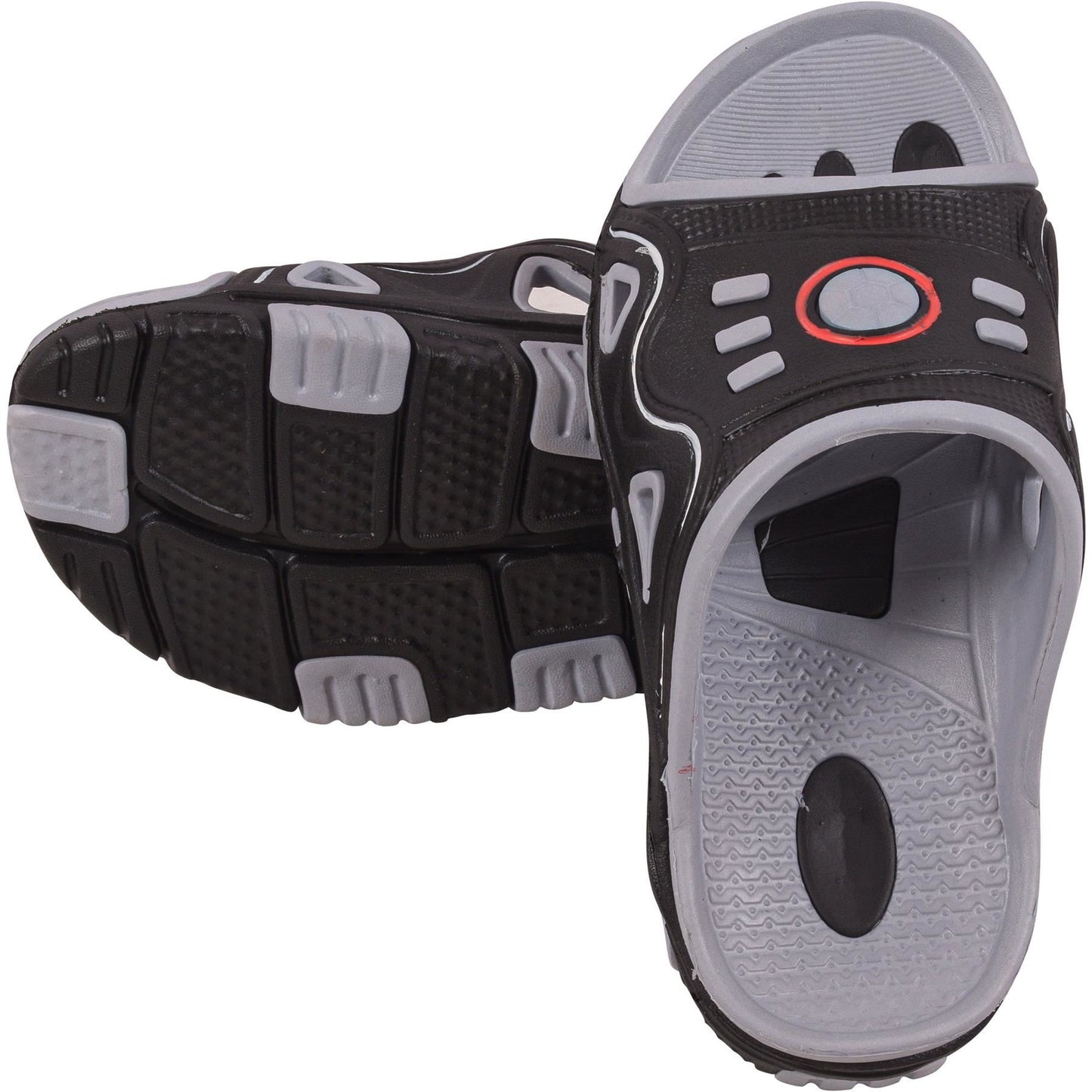 Mens Open Toe Sliders Slip On Beach Sandals Anti-Slip Pool Slides House Slippers
