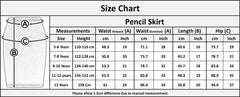 Kids Girls Plain Pencil Skirt Trendy Summer Clothing Sets Age 5-13 Years