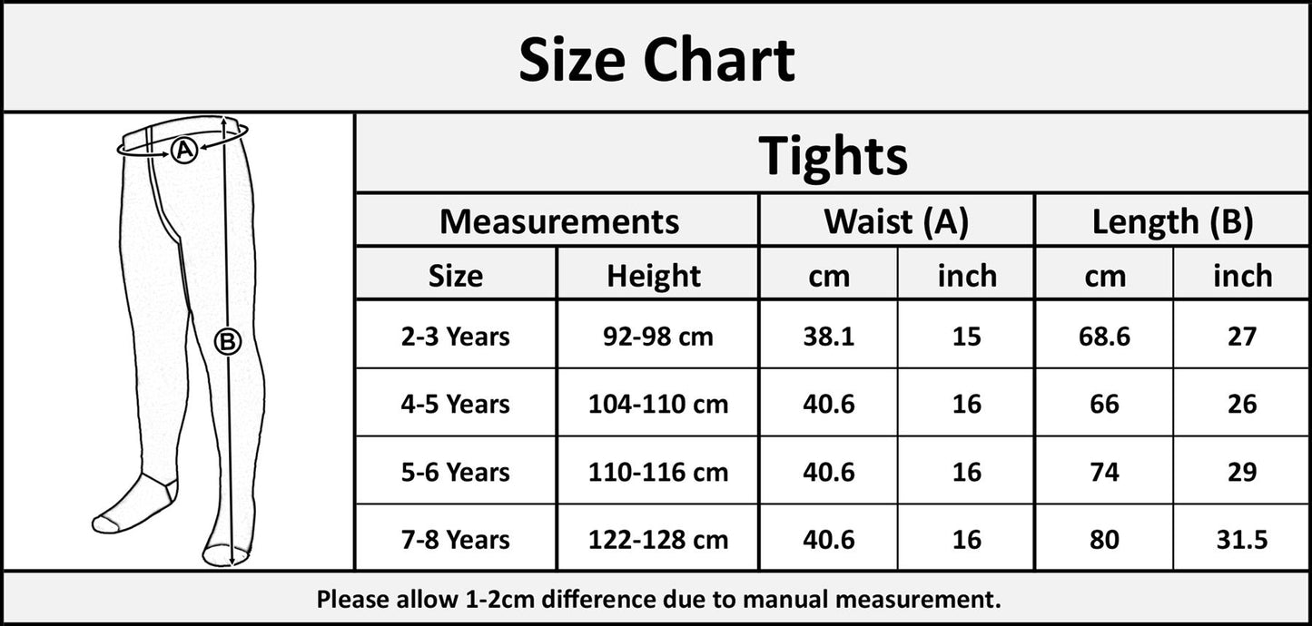 A2Z 4 Kids Girls Cotton Rich Tights Striped Comfortable Stretchy Warm Durable Super Soft Children's Leggings