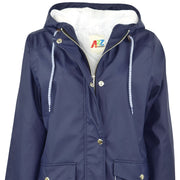 PU Raincoat Jacket Windbreaker Waterproof Parka Hooded Girls Boys Age 5-13 Years