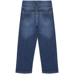 Kids Girls Relaxed Straight Fit Boot Cut Jeans For Teens Cotton Jeans 5-13 Years