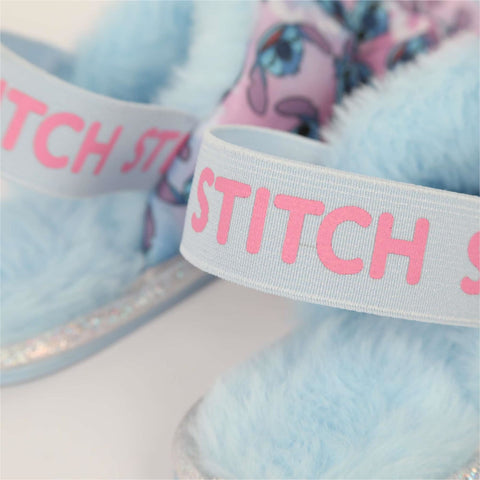 Kids Girls Disney Stitch Slippers Official Licensed Character Indoor Shoes