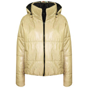 Girls Jackets Kids Reversible Cropped Hooded Padded Puffer Jacket Coat 5-13 Year