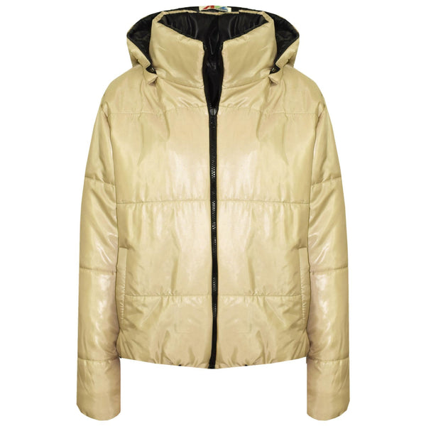 Girls Jackets Kids Reversible Cropped Hooded Padded Puffer Jacket Coat 5-13 Year