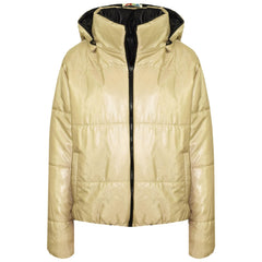 Girls Jackets Kids Reversible Cropped Hooded Padded Puffer Jacket Coat 5-13 Year