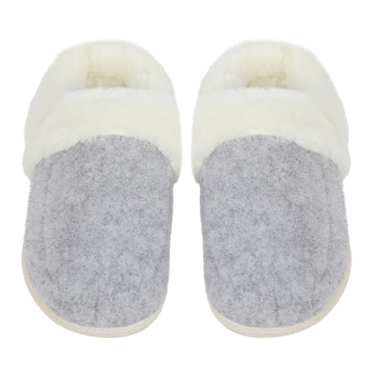A2Z Womens Soft Slip On Slippers with Faux Fur Indoor House Shoes Non Slip Sole