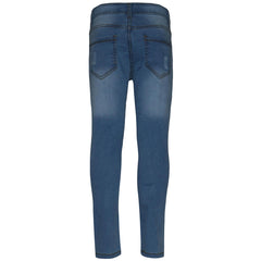 Kids Girls Stretchy Jeans Denim Ripped Faded Skinny Fashion Frayed Pant Jeggings