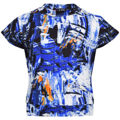 A2Z 4 Kids Girls Tie Dye Crop Top Short Sleeves Trendy Girls Tank Top 7-13 Years