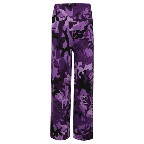 Kids Girls Palazzo Flared Wide Leg Pants Baggy Legging Loose Summer Trouser 7-13