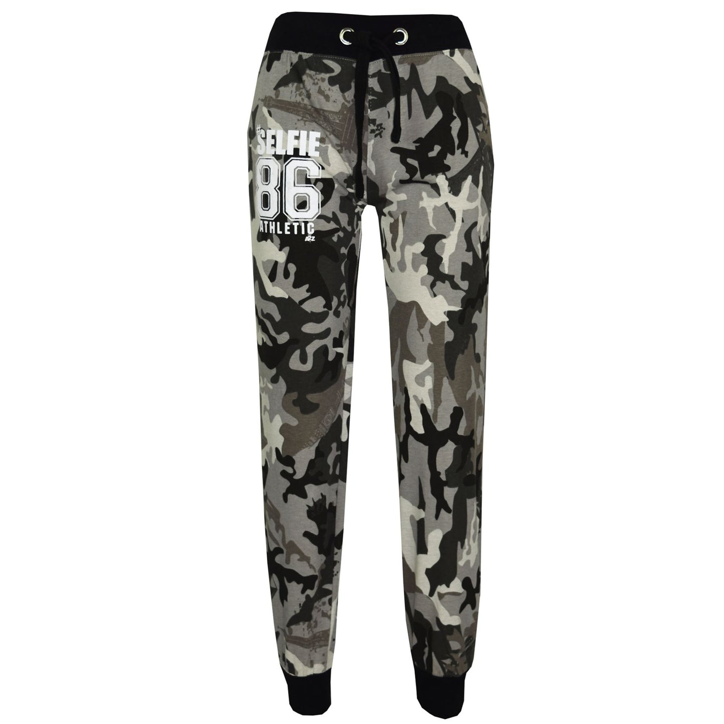 Boys Top Kids Designer's #Selfie 86 Camouflage T Shirt & Trouser Set 7-13 Years