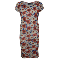 Gilrs Dress Kids Daisy Floral Print Bodycon Fashion Midi Dresses Top 7-13 Years