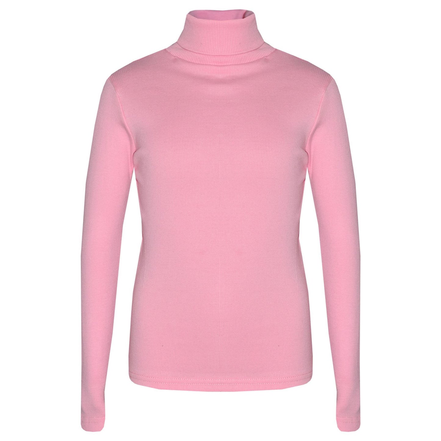 Kids Girls Polo Neck T Shirt Thick Cotton Turtleneck Jumper Long Sleeve Top 2-13