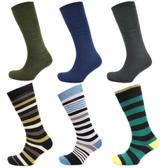 A2Z Mens Knee High Welly Wellington Pack Of 3 Boots Comfortable Cosy Warm Socks